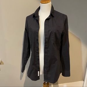 Mens’ black button down shirt